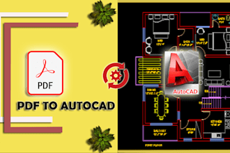 convert pdf, images, and hand sketches into autocad