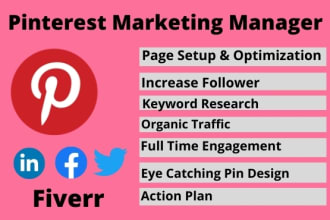 be your pinterest marketing manager and increase your organic traffic