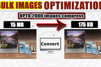 bulk optimize or resize images for website