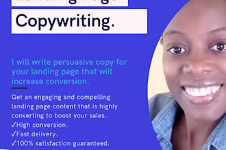 write a compelling landing page copy to attract people