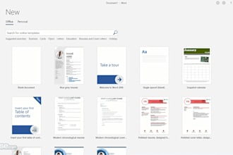 create, edit, format microsoft word documents