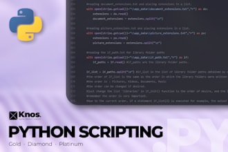 do python programming, python projects, python scripts