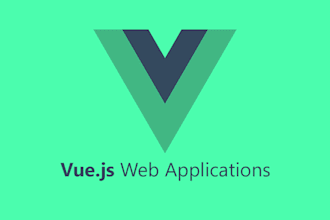 create a website or page with vue js