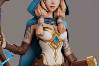 create premium 3d cartoon character design