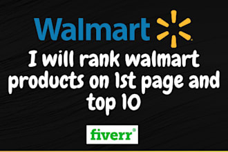 rank walmart products on 1st page