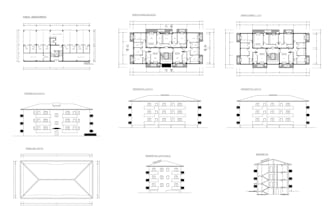 redraw floor plans from pdf, jpg or sketch to autocad