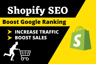 boost your shopify sales, ranking with advance shopify seo