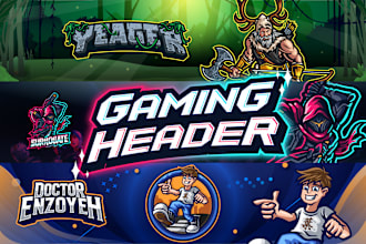 create banner for youtube, website, twitch, discord, etc