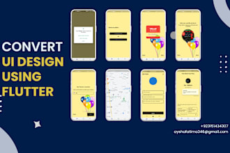 convert UI UX to responsive flutter apps