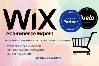 wix ecommerce website and wix product page customization