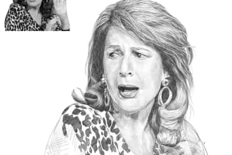 draw a pencil sketch, anything only 24 hours