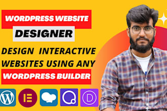 redesign wordpress business website with elementor pro or gutenberg block editor
