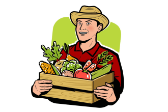 design wonderful agriculture logo with satisfaction guaranteed
