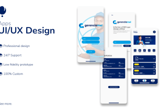 create mobile app ui and website ui design