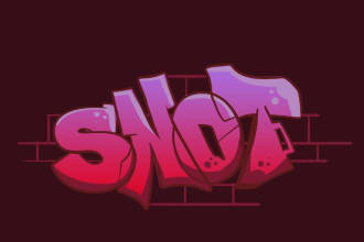 design interesting graffiti art letters for you