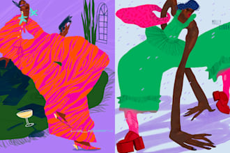 create animated illustration, animation or GIF