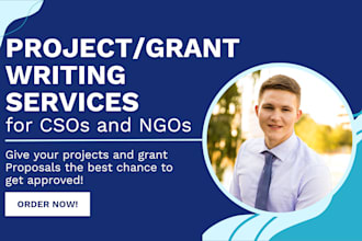 write a professional grant proposal for your ngo or cso