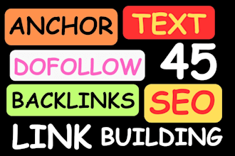 anchor text dofollow SEO backlinks high authority link building