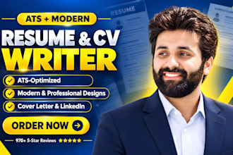 rewrite, edit and design a professional ats resume or CV