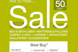 design an awesome flyer, poster or advert