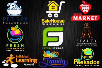 design a modern shopify, ecommerce, online store logo for website or blog