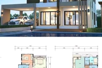 convert pdf, blue print,jpg,sketch into 3d  building