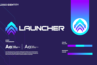 modern tech startup saas security and crypto ai logo