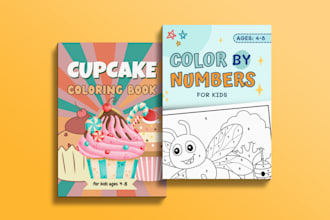 design best selling kids children activity or low content book cover for KDP