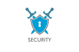 design high quality security logo with creative concept