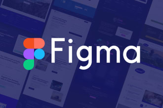 design your landing page or website using figma