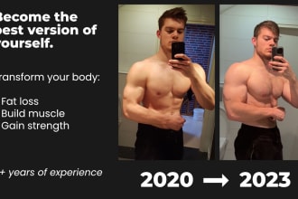 be your online personal trainer and nutrition coach