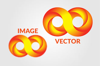 vectorize your logo, convert raster to vector, vectorise