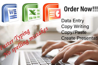 all your english typing works