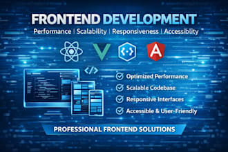 do frontend development at low price