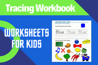 create worksheets for kindergarten kids