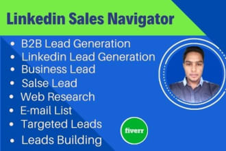 collect targeted people leads from linkedin sales navigator