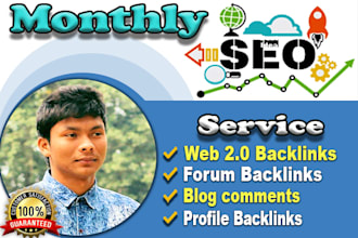 do white hat monthly off page SEO service with high quality backlinks