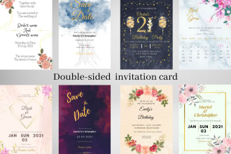 design amazing wedding invitations,birthday cards in canva