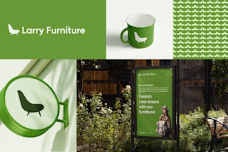 design logo and brand style guide, brand identity guidelines with branding kit