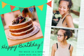 do trendy happy birthday cards