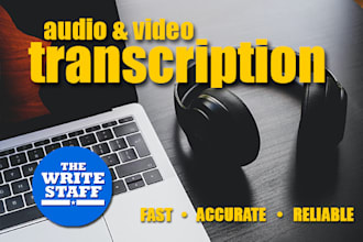 do fast and excellent audio or video transcription