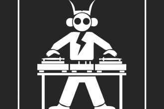 create excellent entertainment, art, music and party logo