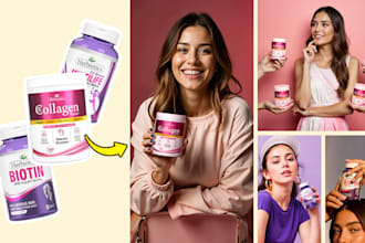 create ai product photography with realistic model lifestyle images
