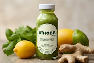 design modern beverage labels and bottle packaging