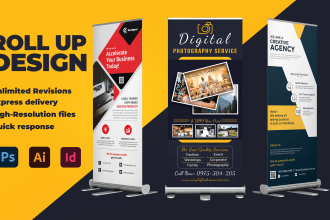 design billboard, yard sign, outdoor, signage, signboard, or rollup banner