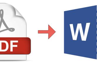 convert files from pdf to word