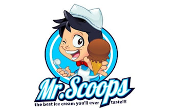 design mr scoops logo