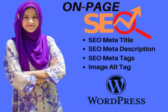 write SEO meta title, description, tags, and image alt tags