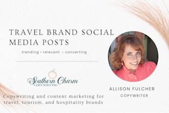 create social media posts for your airbnb or travel business