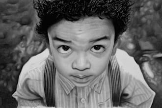 draw realistic portrait pencil